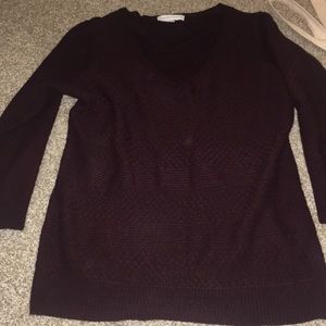 Plum sweater